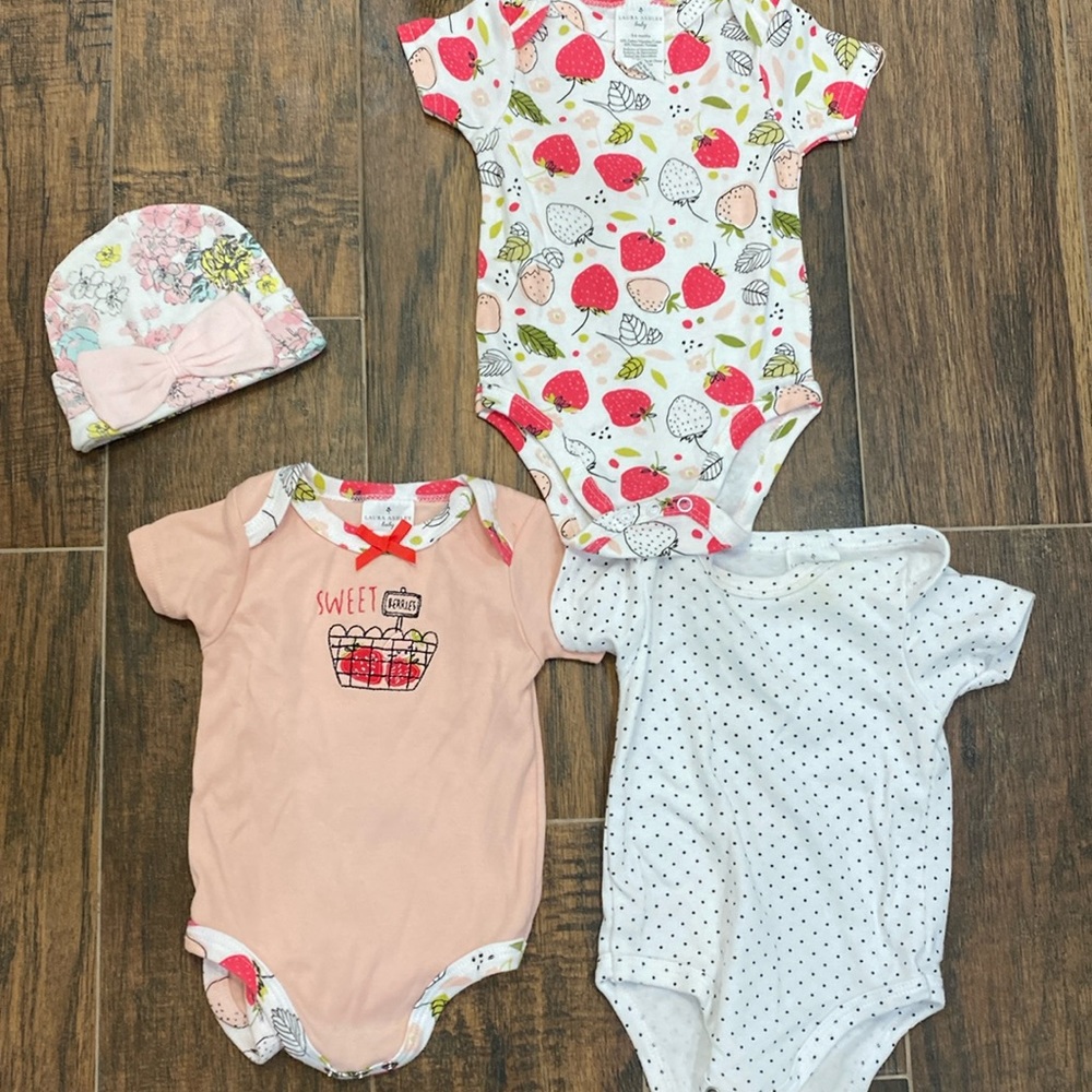 Laura Ashley baby girl clothes lot | size 3-6 months